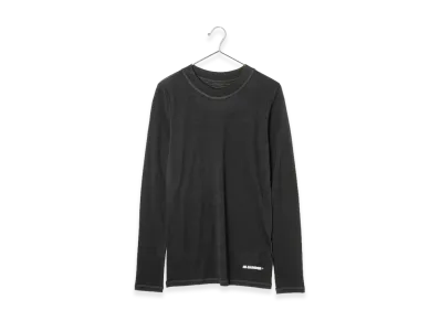 Jil Sander Women's Crewneck Long Sleeve T-Shirt "Black"