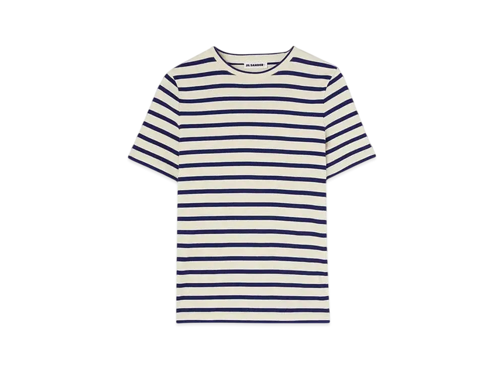 Jil Sander Women's Crew-Neck T-Shirt "Mariniere"