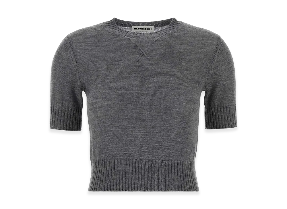Jil Sander Women's Wool Sweater "Dark Grey"