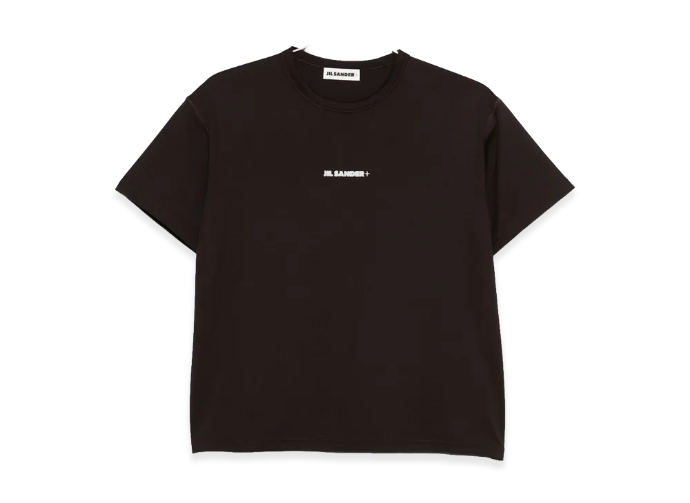 Jil Sander Women's Stretch Polyester Tee "Dark Brown"