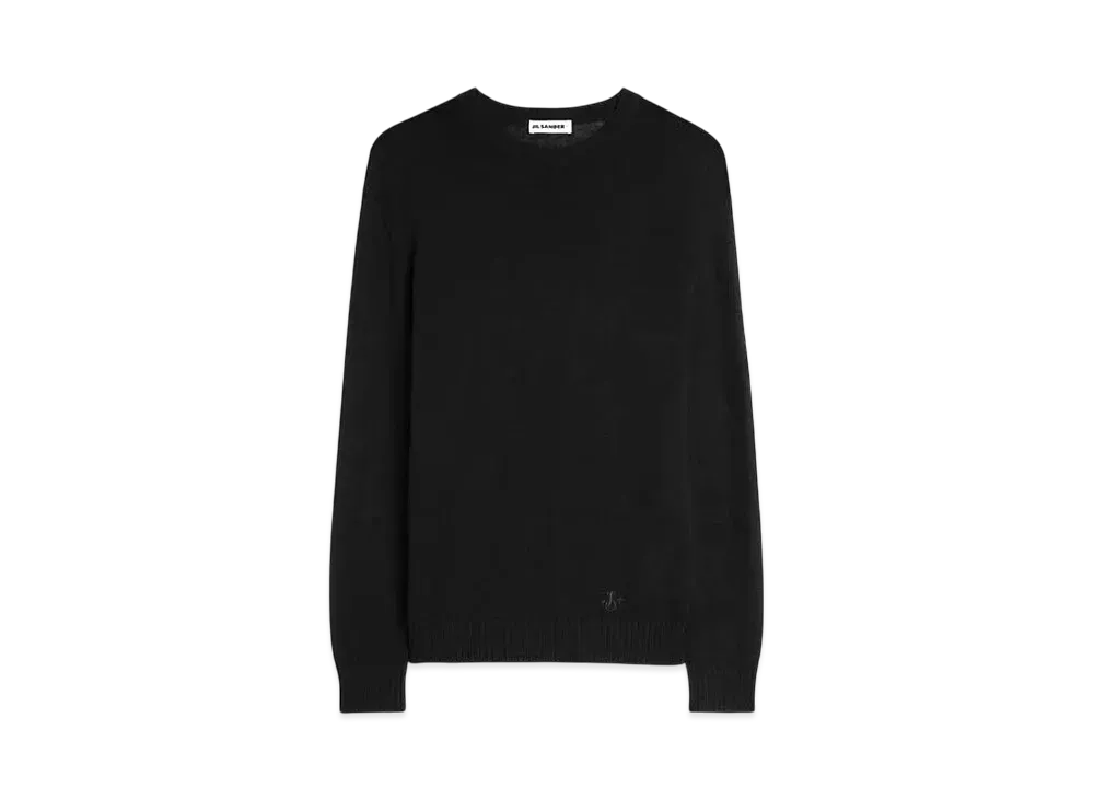 Jil Sander Women's Crew-Neck Sweater "Black"