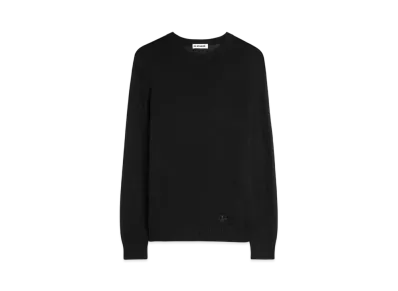 Jil Sander Women's Crew-Neck Sweater "Black"