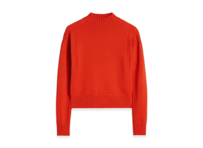 Jil Sander Wool Mock-Neck Sweater "Poppy"