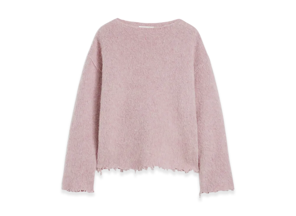 Jil Sander Wool Blend Boat-Neck Sweater "Twilight"