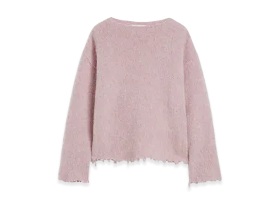 Jil Sander Wool Blend Boat-Neck Sweater "Twilight"