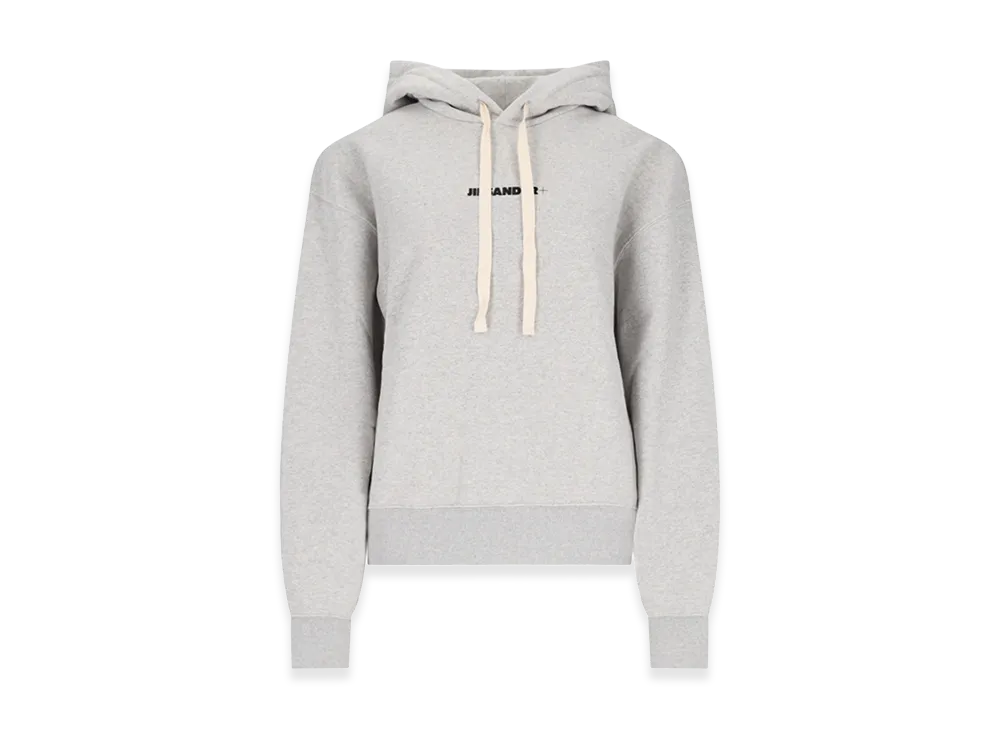 Jil Sander Women's Cotton Oversize Sweatshirt "Gray/Light Grey"