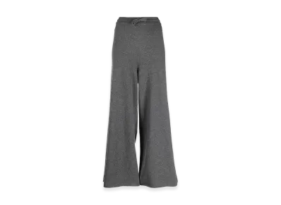 Jil Sander Women's Wide Leg Pants With Drawstring Waistband "Gray"