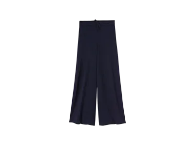 Jil Sander Women's Drawstring Trousers "Indigo"