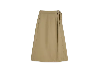 Jil Sander Cotton Wrap Skirt "Cereal"