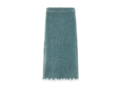 Jil Sander Women's Wool Knit Skirt "Light Blue"