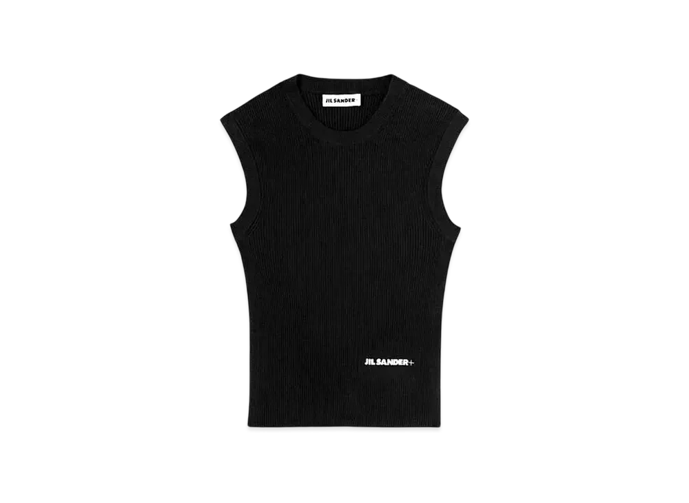 Jil Sander Women's Crew-Neck Top "Black"