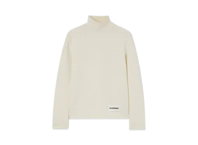 Jil Sander Women's High-Neck Top "Porcelain"