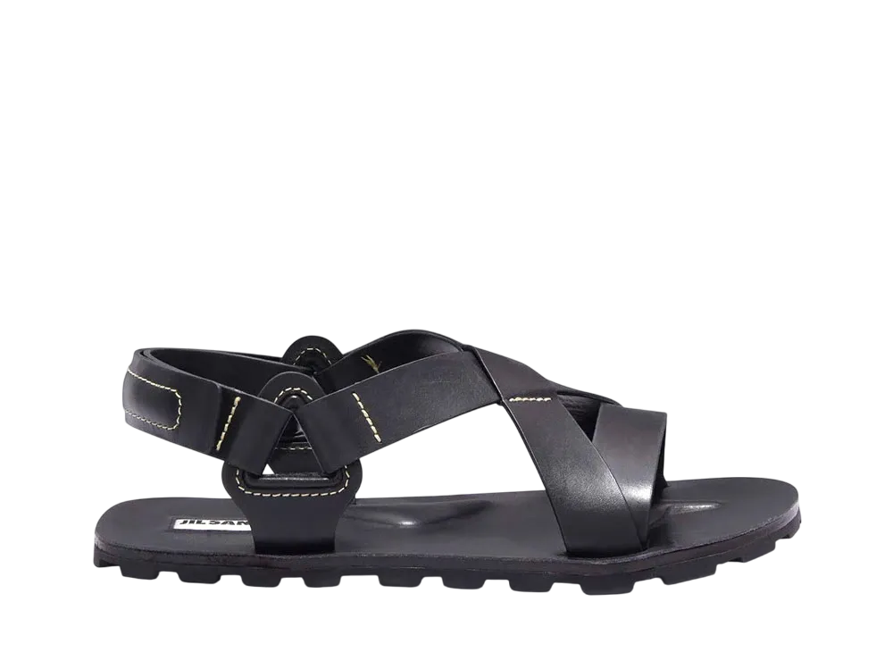 Jil Sander Women's Flat Sandals "Black"
