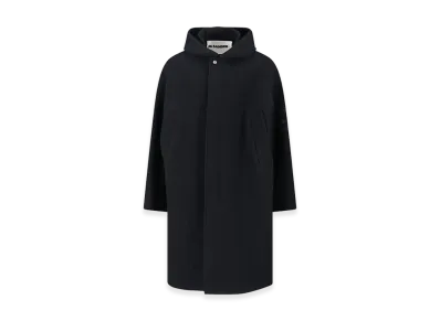 Jil Sander Virgin Wool Coat "Black"