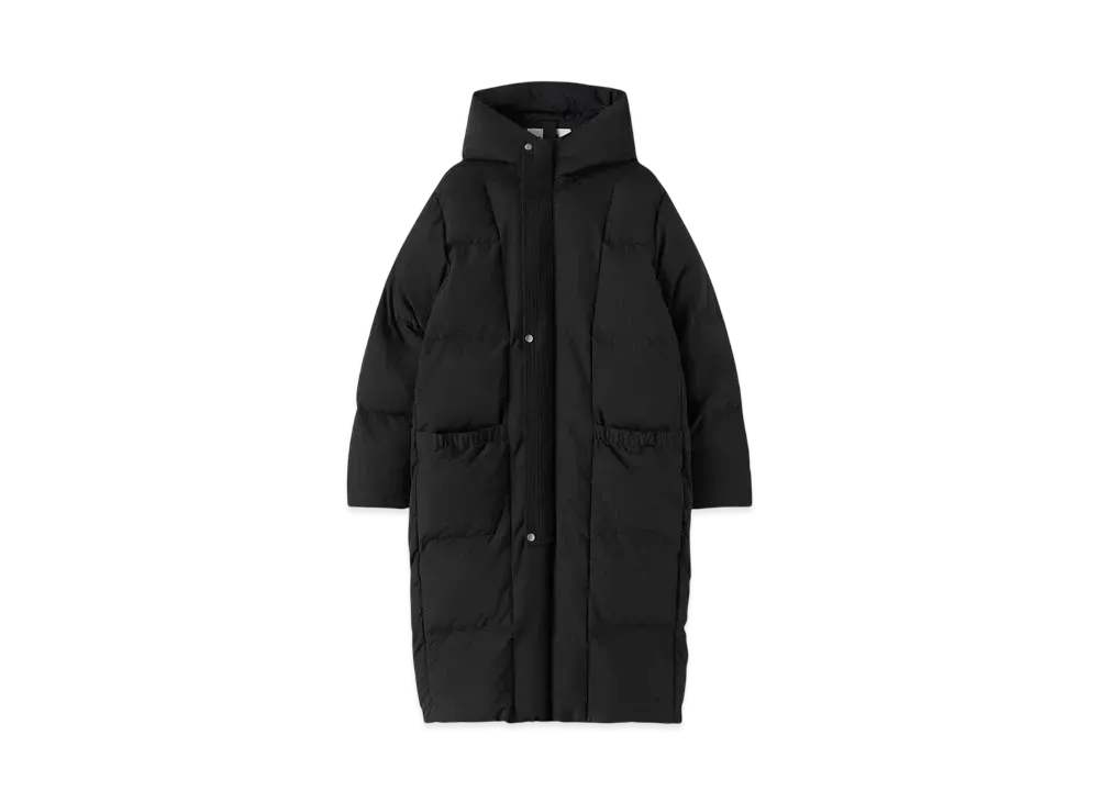 Jil Sander Men's Quilted Down Coat "Black"
