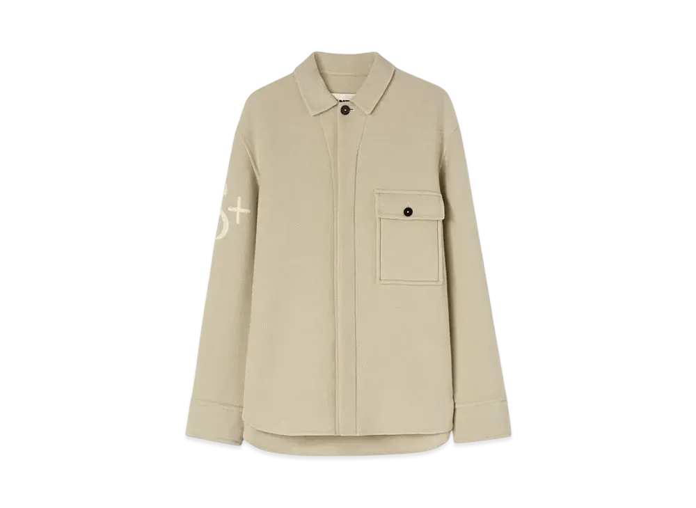 Jil Sander Men's Shirt Jacket "Raw Cotton"