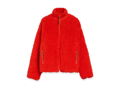 Jil Sander Cotton Fleece Zip-Up Jacket "Poppy"