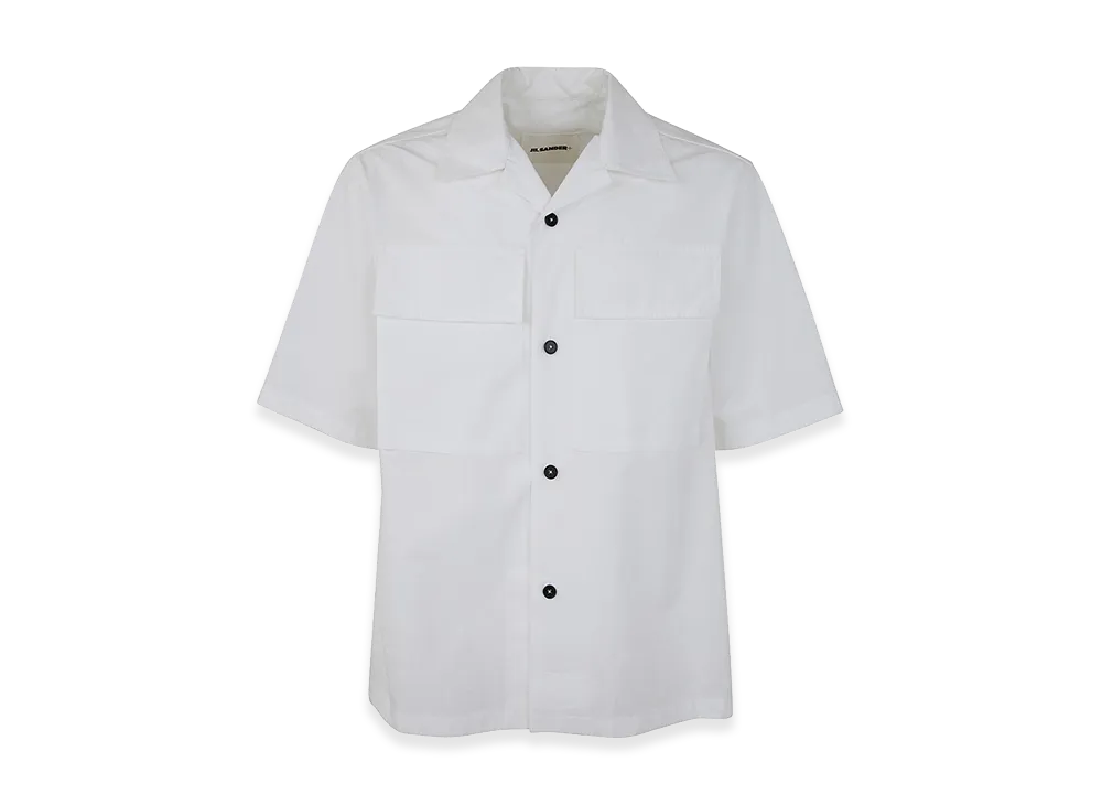 Jil Sander Boxy Short Sleeve Shirt "White"