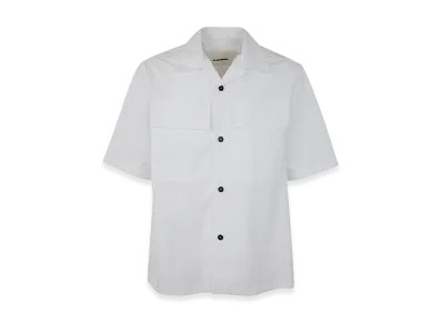 Jil Sander Boxy Short Sleeve Shirt "White"