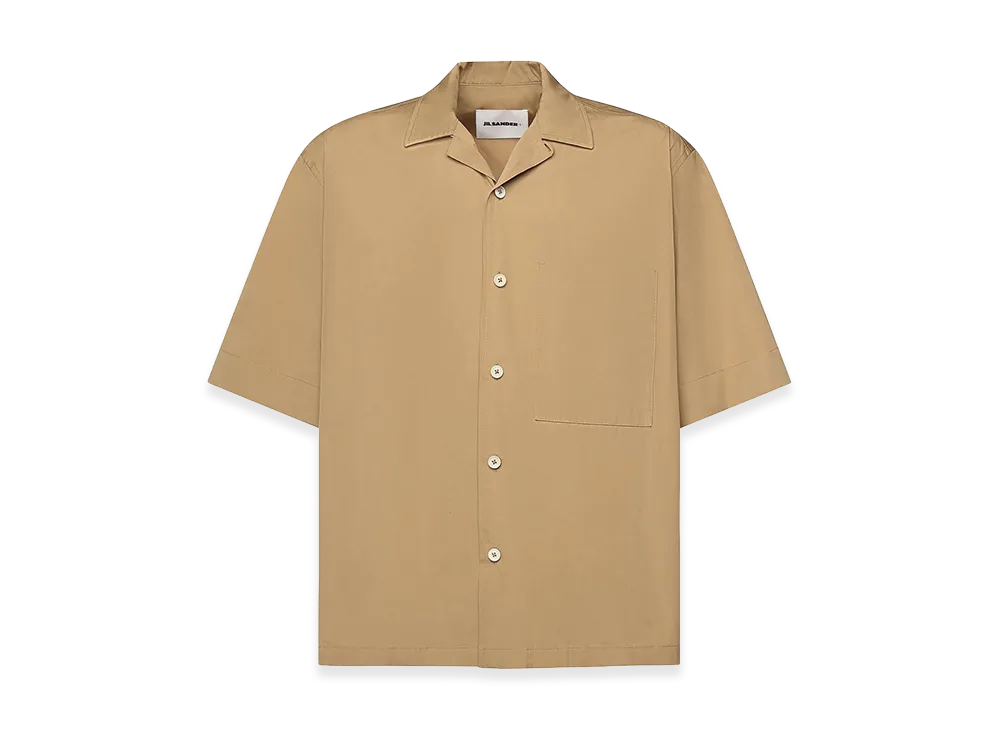 Jil Sander Cotton Poplin Shirt "Beige"