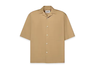 Jil Sander Cotton Poplin Shirt "Beige"