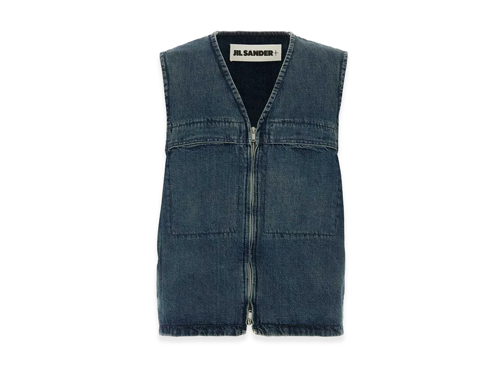 Jil Sander Denim Vest "Blue"