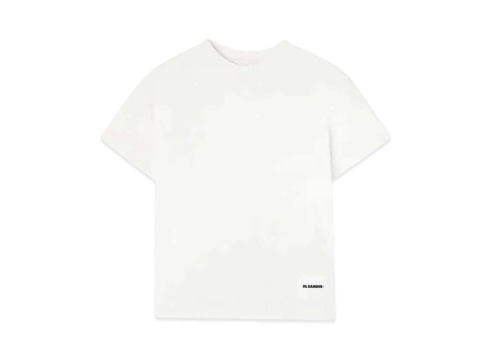 Jil Sander Men's 3-Pack Short-Sleeved T-Shirt Set "Optic White"