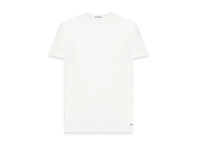 Jil Sander Crew Neck Cotton T-Shirt "White"