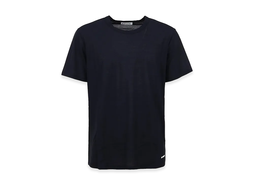 Jil Sander Cotton Crewneck T-Shirt "Dark Blue"