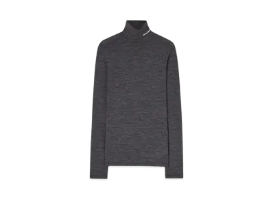 Jil Sander Men's High-Neck T-Shirt "Celadon Green"