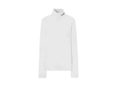 Jil Sander Men's High-Neck T-Shirt "Porcelain"