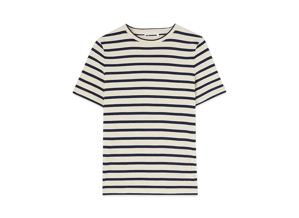 Jil Sander Men's Crew-Neck T-Shirt "Mariniere"