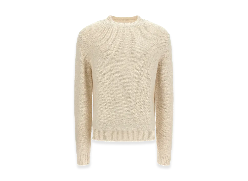 Jil Sander Alpaca Wool Sweater "White"