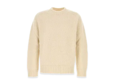 Jil Sander Mohair Blend Sweater "White"