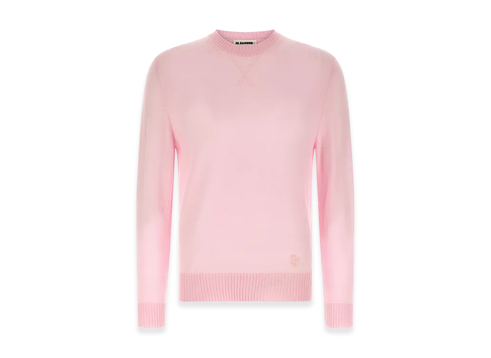 Jil Sander Logo Embroidery Sweater "Pink"