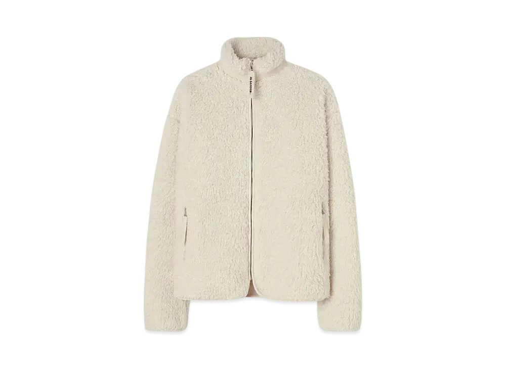 Jil Sander Men's Zip-up Jacket "Eggshell"
