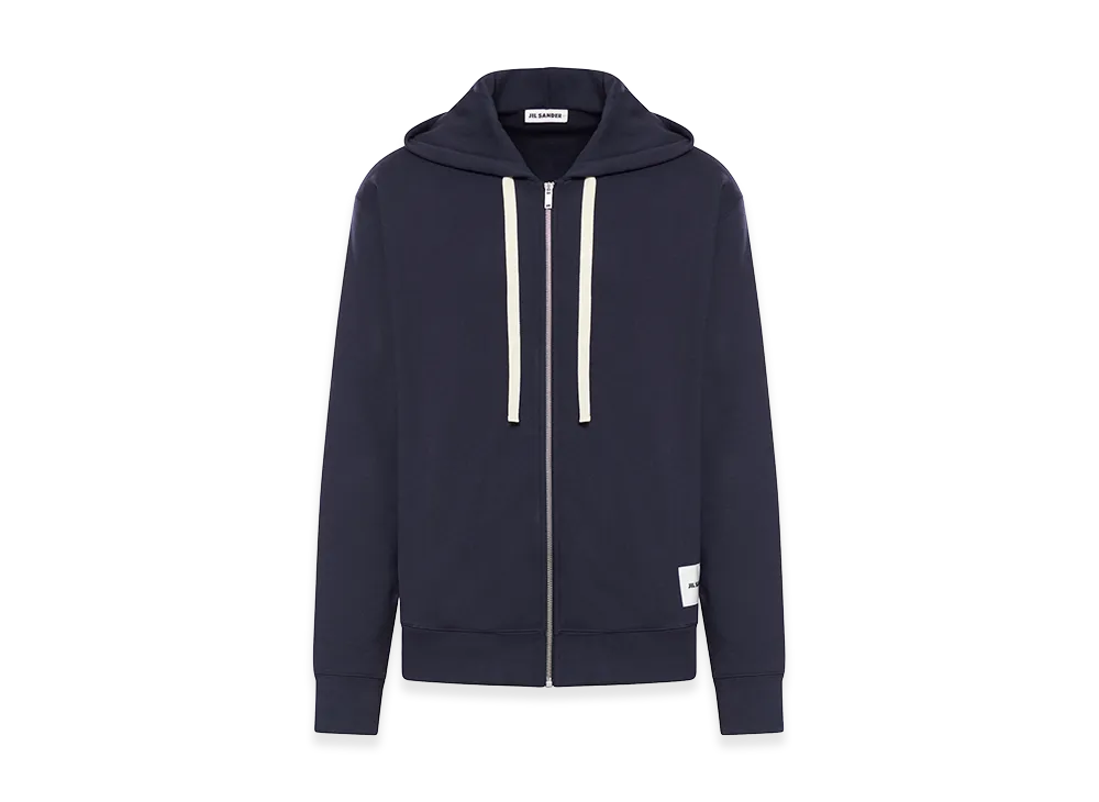 Jil Sander Dark Blue Cotton Sweatshirt "Blue"