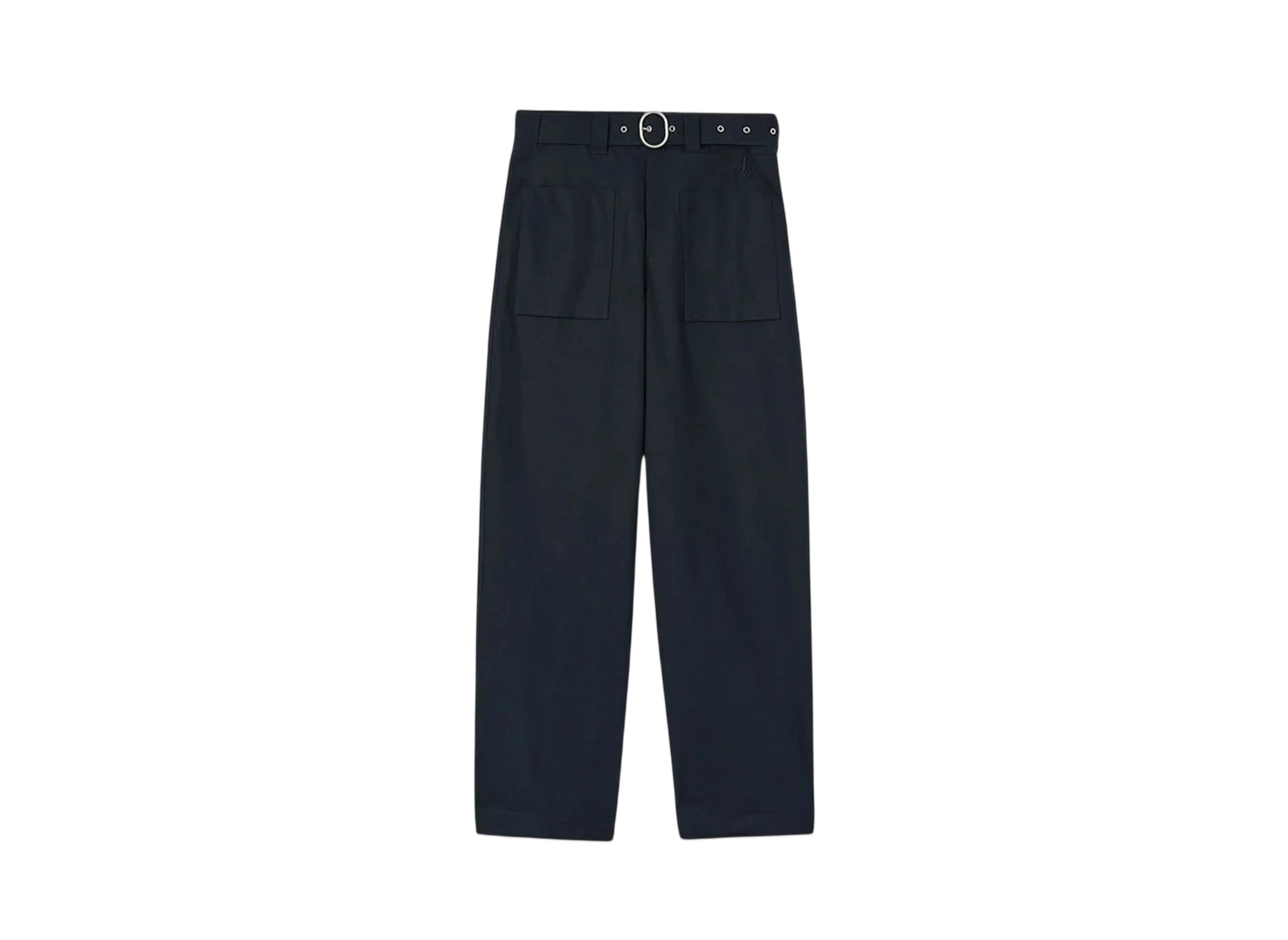 Jil Sander Men's Belted Trousers "Dark Navy"