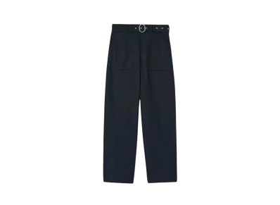 Jil Sander Men's Belted Trousers "Dark Navy"