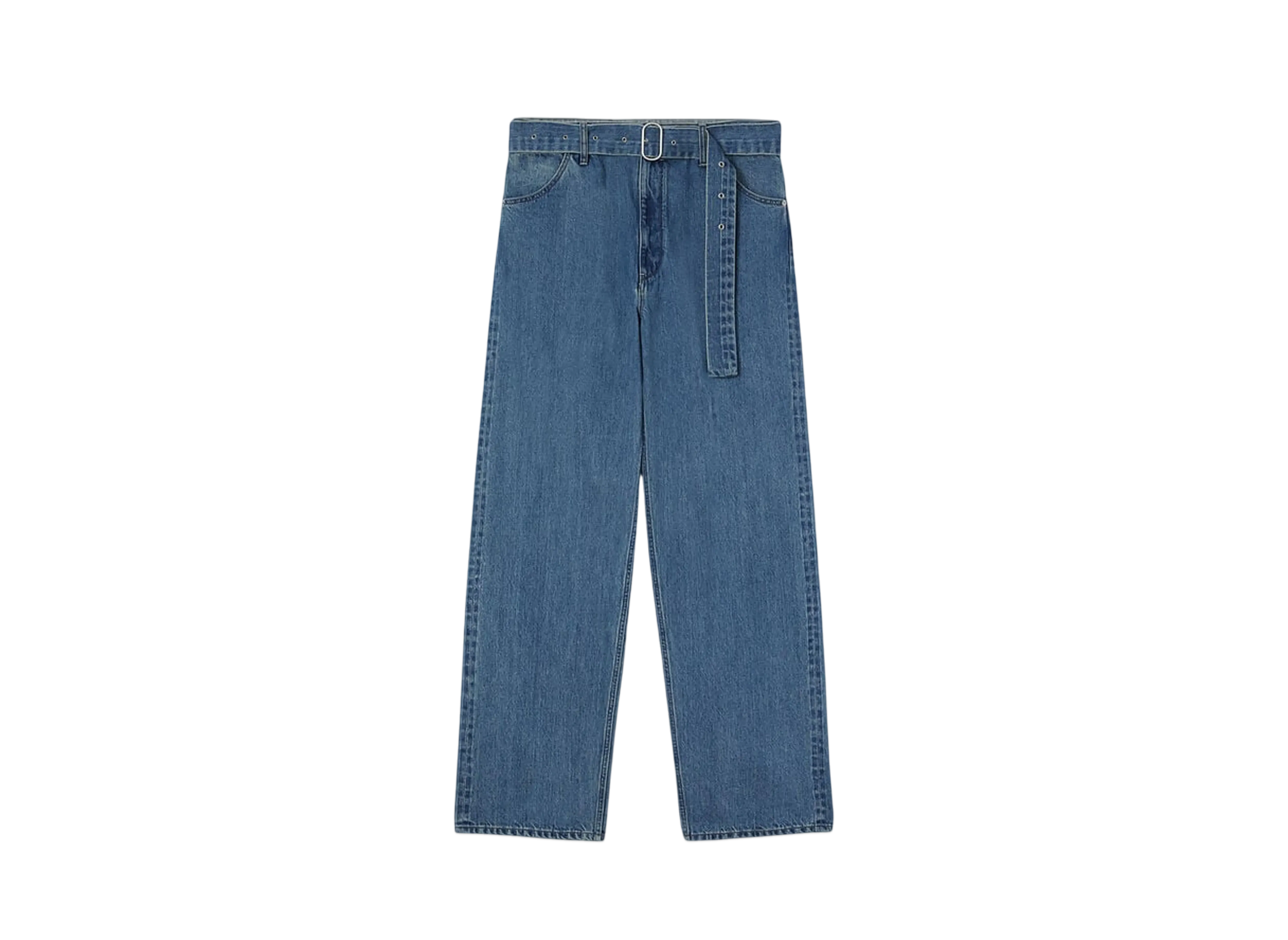 Jil Sander Men's Loose Denim Trousers "Canard"