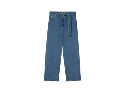 Jil Sander Men's Loose Denim Trousers "Canard"
