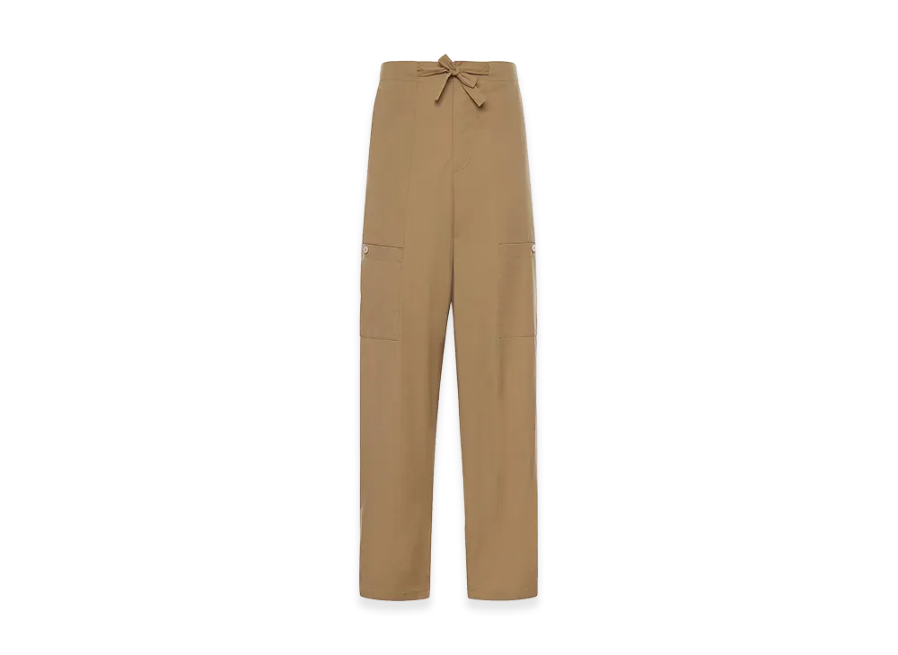 Jil Sander Cotton Poplin Cargo Pants "Beige"