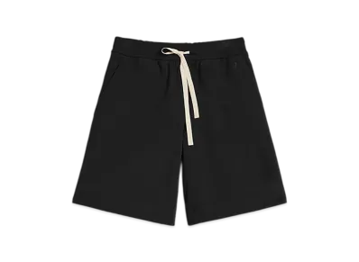 Jil Sander Cotton Terry Shorts "Black"
