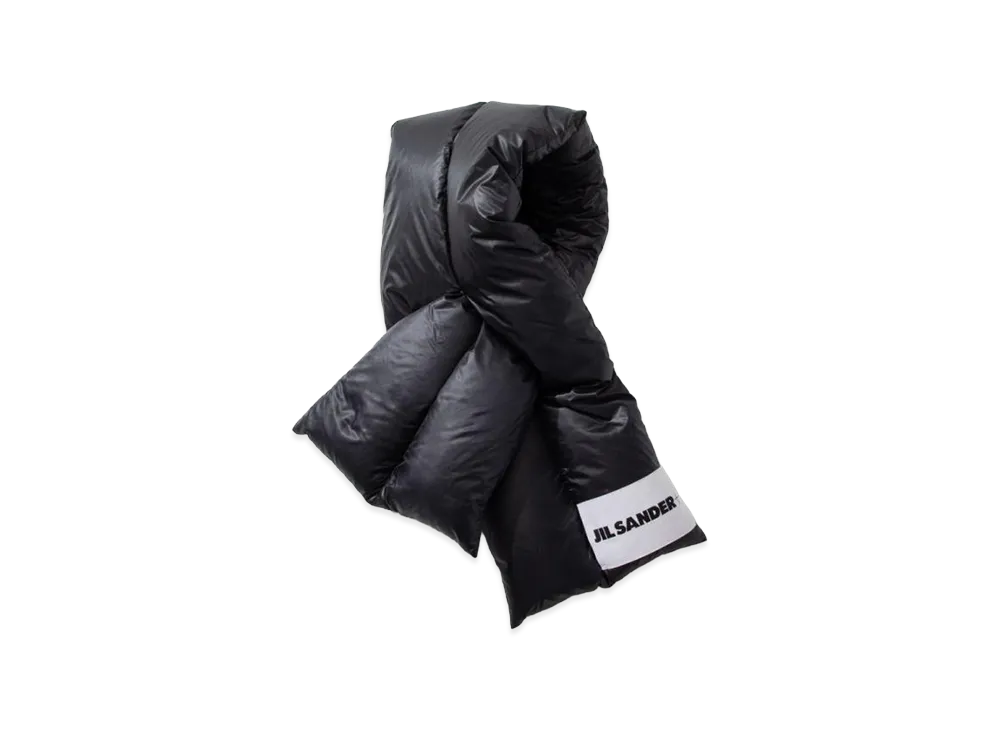 Jil Sander Down Scarf "Black"