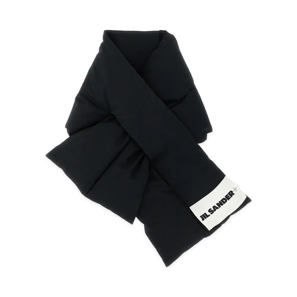 Jil Sander Down Scarf "Black"