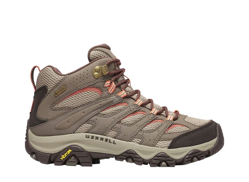 MERRELL Women's Moab 3 Synthetic Mid GORE-TEX Wide Width "Bungee Cord"