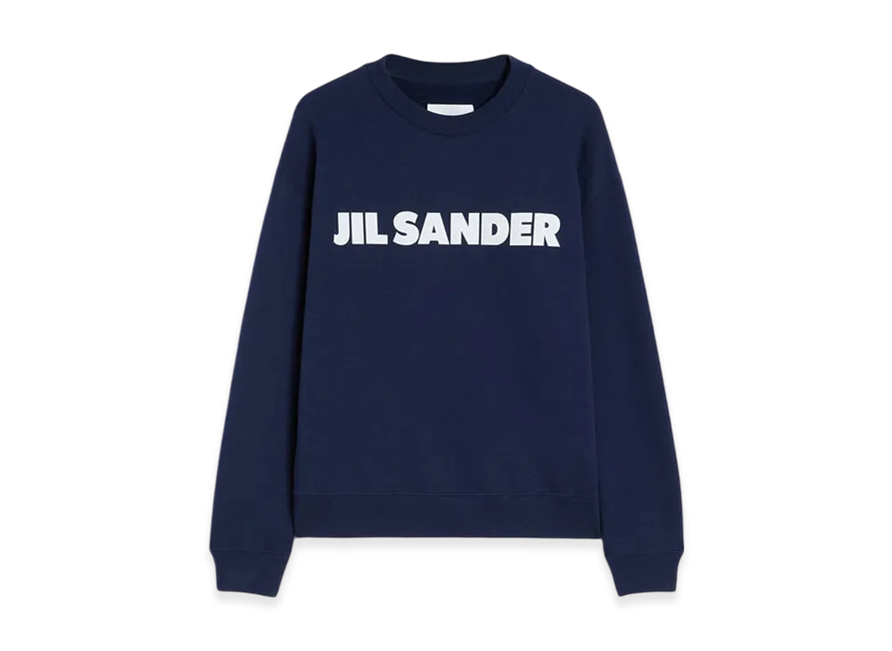 Jil Sander Logo Sweatshirt "Violet Night"