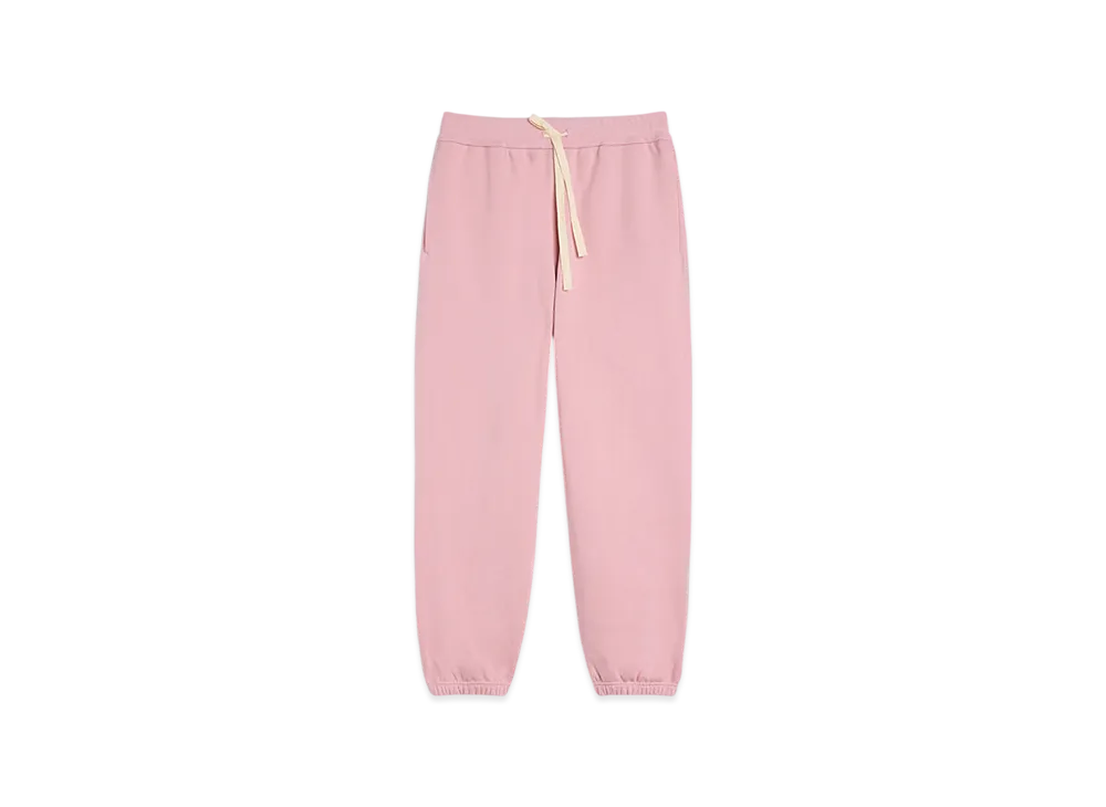 Jil Sander Cotton Terry Sweatpants "Neon Rose"