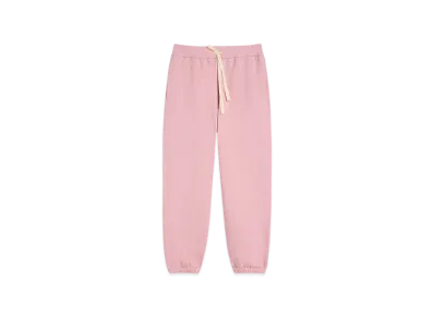 Jil Sander Cotton Terry Sweatpants "Neon Rose"