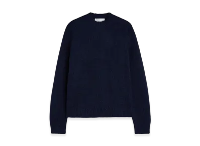 Jil Sander Midweight Wool Crew-Neck Sweater "Violet Night"